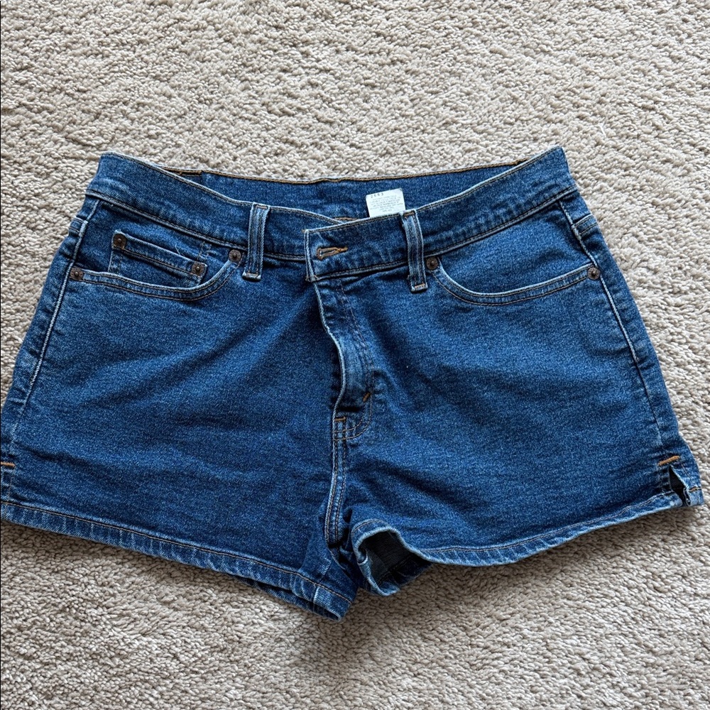 Levi's Dark Blue Denim Jean Shorts